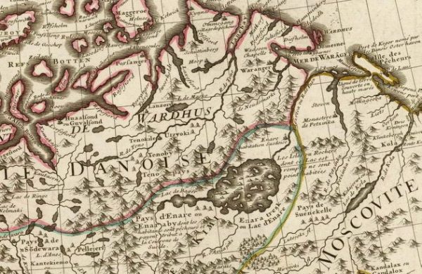 Русский-Север-на-французской-карте-1706-года.