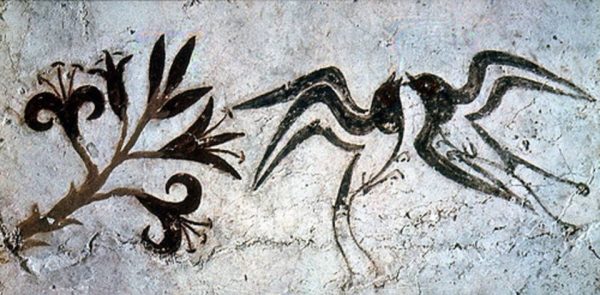 freska-lilii-i-lastochki-1650-do-n-e