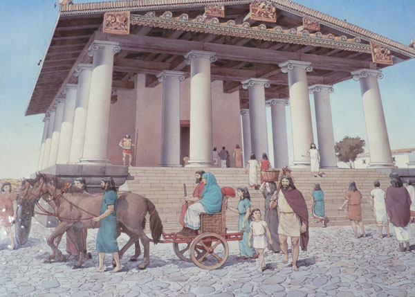 5 век до н.э. храма в этрусской города-государства Вульчи.
