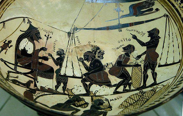 560 г. до н.э.-торговый корабль-Вулчи-келих