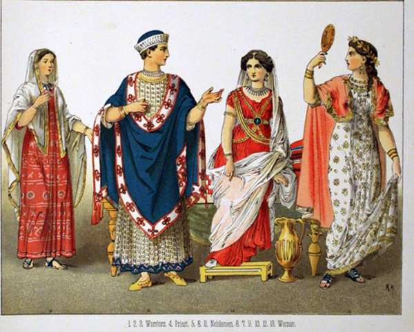 Этрусский военный и гражданский dress.1882 - Альберт Кречмера