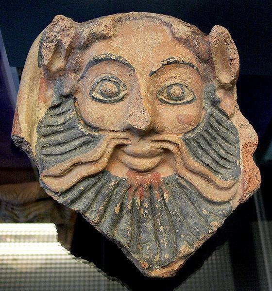 боги-Etruscan Satyr - 5th century B.C.
