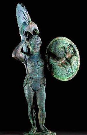 боги-марс бронзов. статуя-450 г. до н.э.
