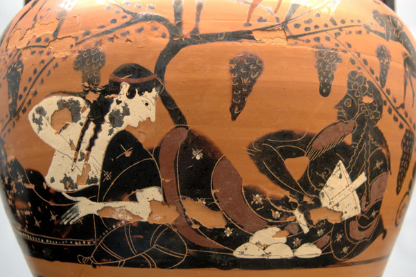 дионис и ариадна-vulci, 520 гг. До н.э
