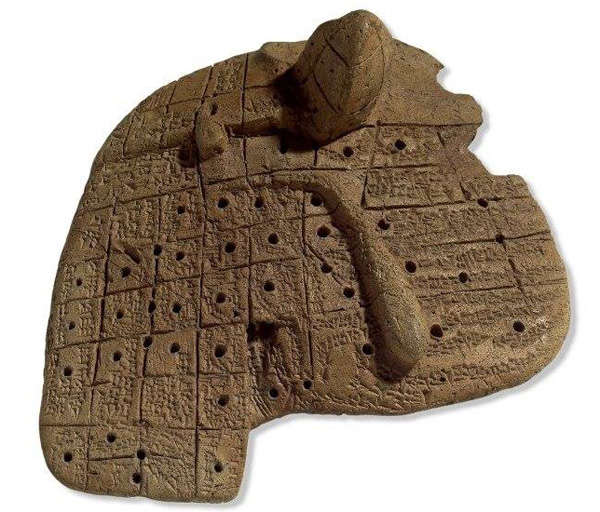 печень-гадание из Вавилона-1900 г. до н.э.