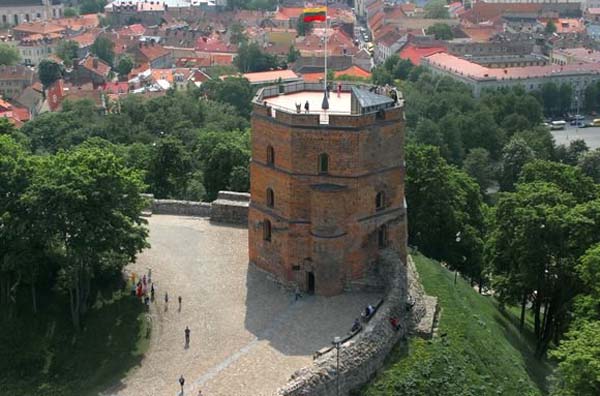 Башня Гидемина в Вильнюсе